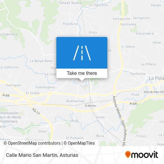 Calle Mario San Martín map