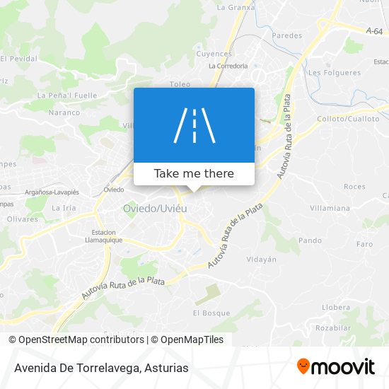 mapa Avenida De Torrelavega