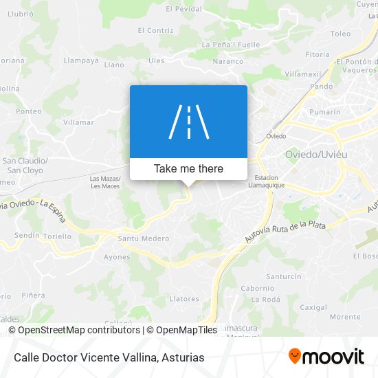 Calle Doctor Vicente Vallina map