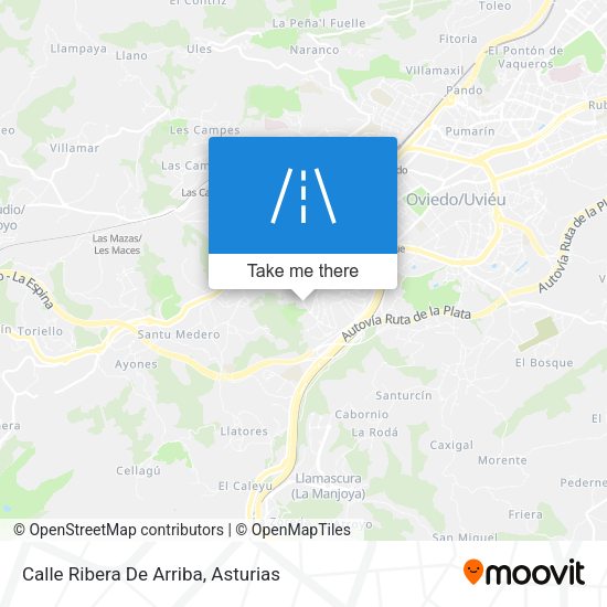 Calle Ribera De Arriba map