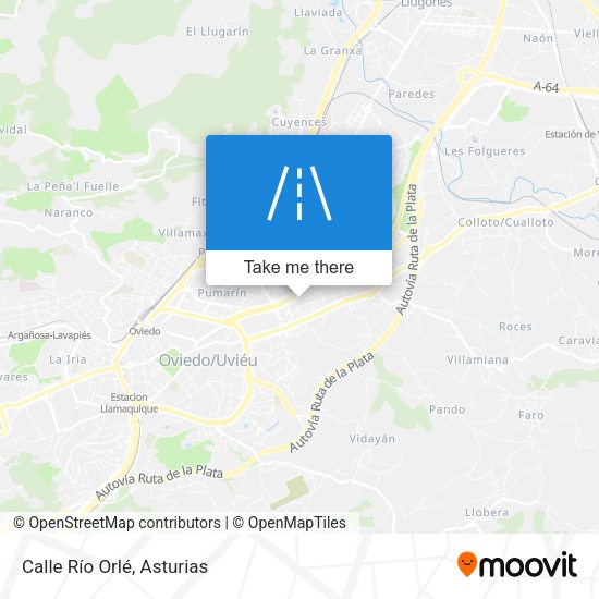 Calle Río Orlé map