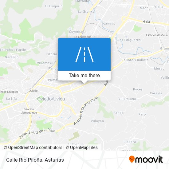 Calle Río Piloña map