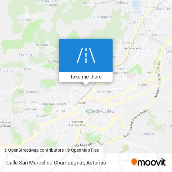 Calle San Marcelino Champagnat map