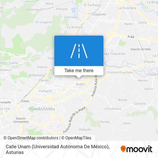 Calle Unam (Universidad Autónoma De México) map