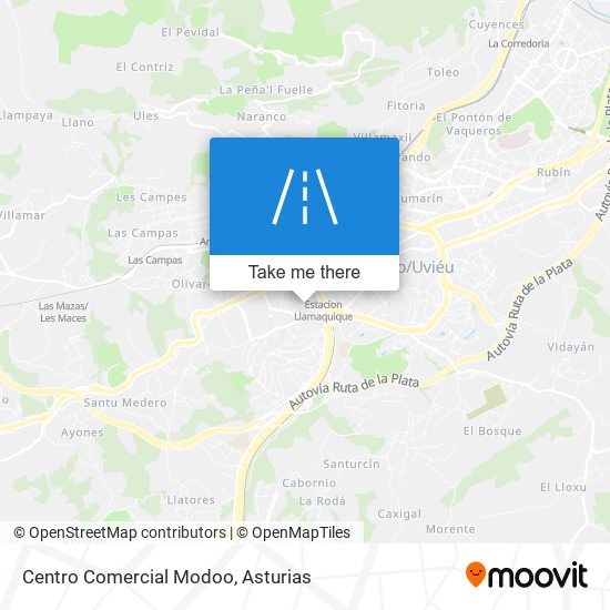 Centro Comercial Modoo map