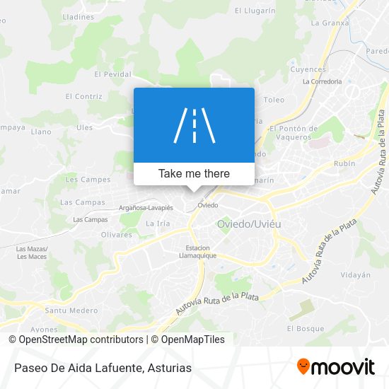 Paseo De Aida Lafuente map