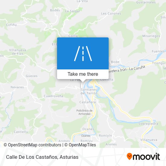 Calle De Los Castaños map