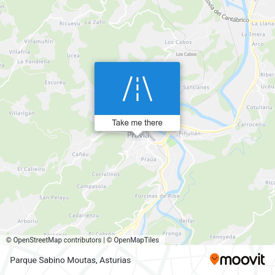 Parque Sabino Moutas map