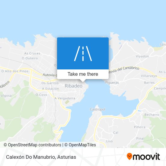 Calexón Do Manubrio map