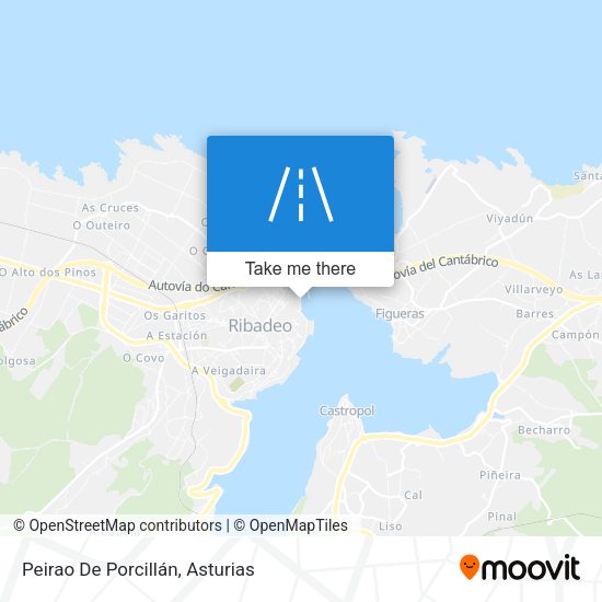 Peirao De Porcillán map