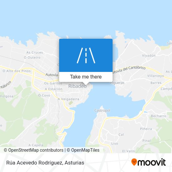 Rúa Acevedo Rodríguez map