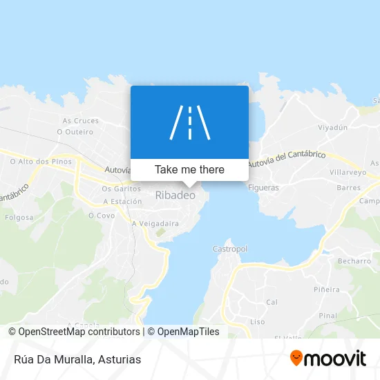 Rúa Da Muralla map