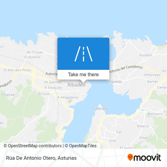 Rúa De Antonio Otero map