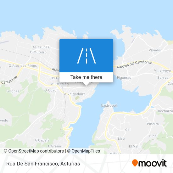 Rúa De San Francisco map