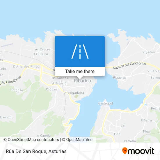 Rúa De San Roque map