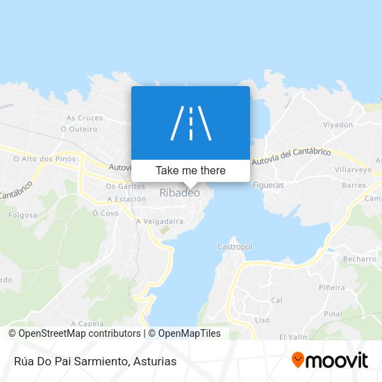 Rúa Do Pai Sarmiento map