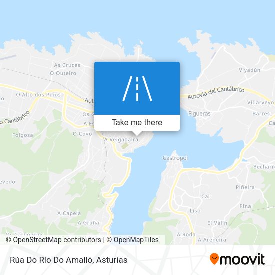 Rúa Do Río Do Amalló map