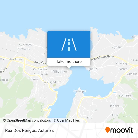 Rúa Dos Perigos map