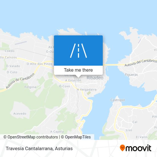 Travesía Cantalarrana map