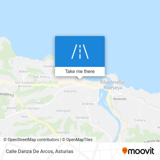 Calle Danza De Arcos map