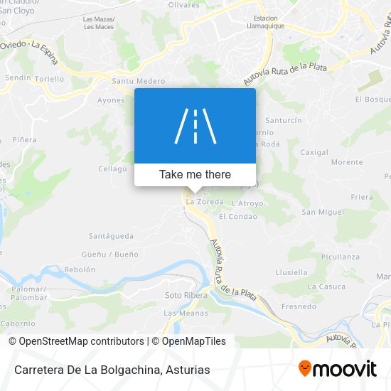 Carretera De La Bolgachina map