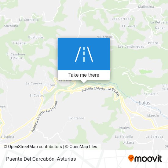 Puente Del Carcabón map