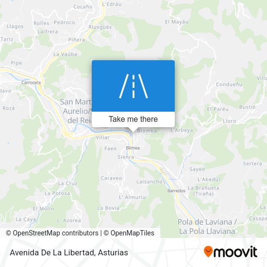 Avenida De La Libertad map