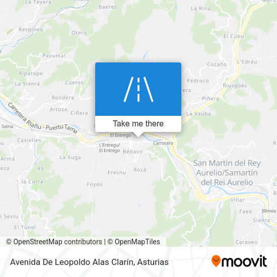 Avenida De Leopoldo Alas Clarín map
