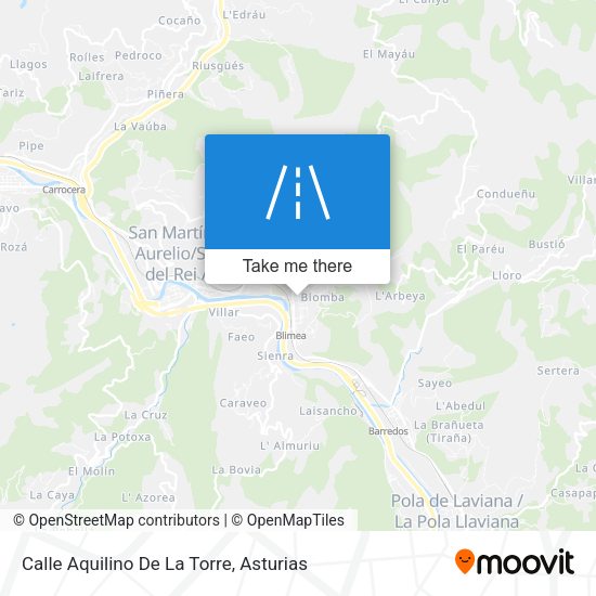 Calle Aquilino De La Torre map