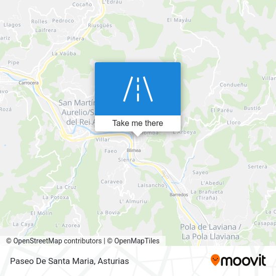 Paseo De Santa Maria map
