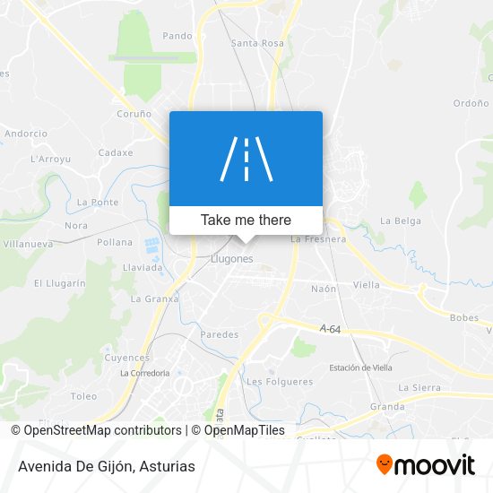 Avenida De Gijón map