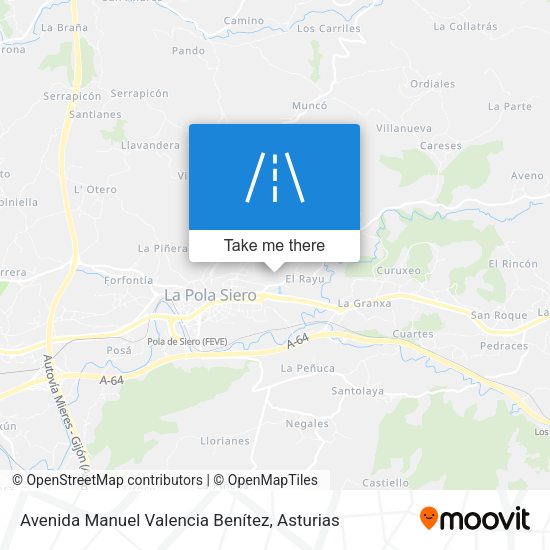 Avenida Manuel Valencia Benítez map