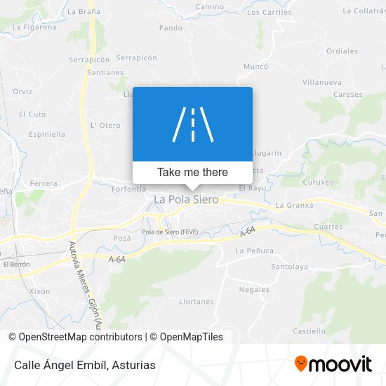 Calle Ángel Embíl map