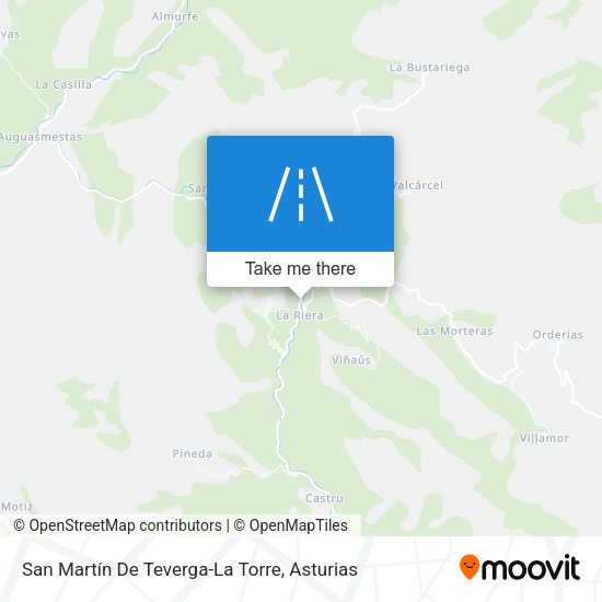 San Martín De Teverga-La Torre map