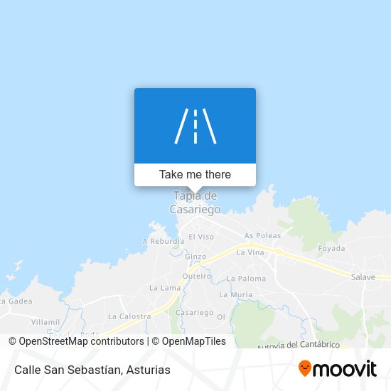 Calle San Sebastían map