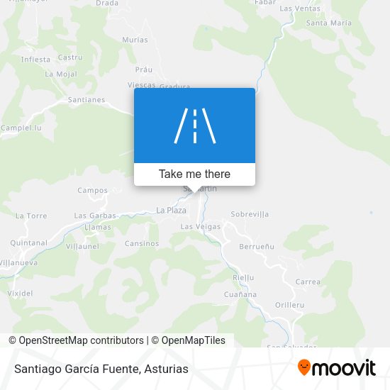 Santiago García Fuente map