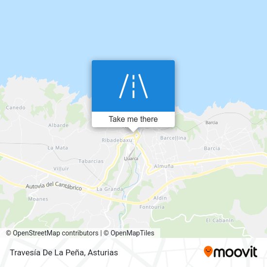 Travesía De La Peña map