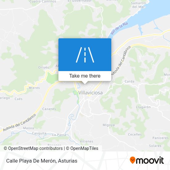 Calle Playa De Merón map