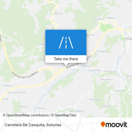 Carretera De Casquita map