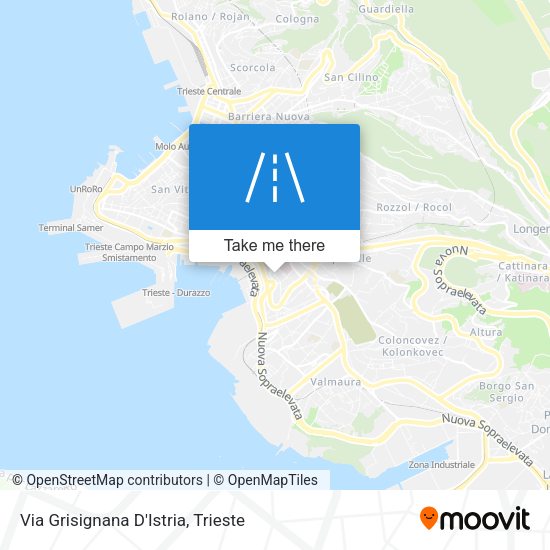 Via Grisignana D'Istria map