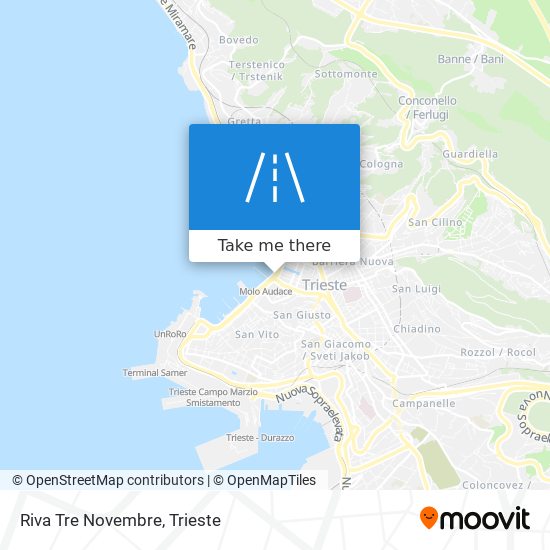 Riva Tre Novembre map