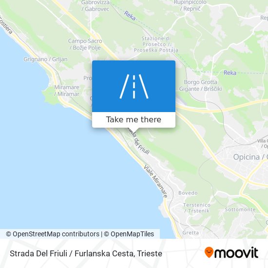 Strada Del Friuli / Furlanska Cesta map