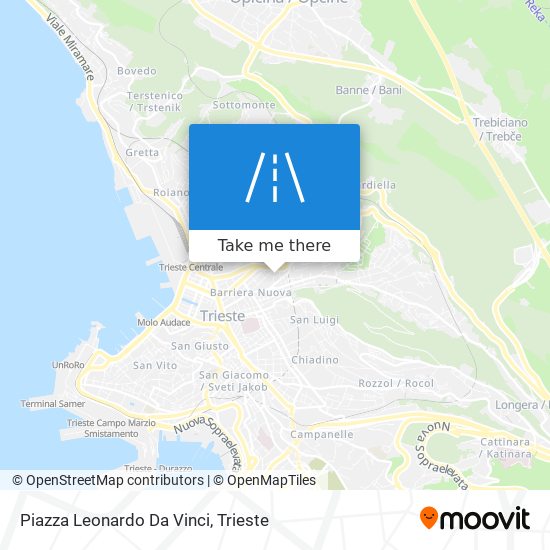 Piazza Leonardo Da Vinci map