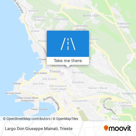 Largo Don Giuseppe Mainati map