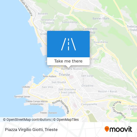 Piazza Virgilio Giotti map