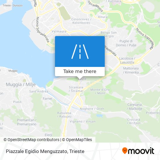 Piazzale Egidio Menguzzato map