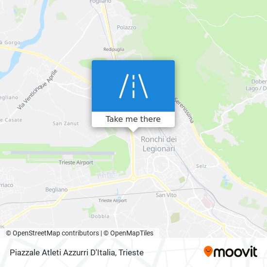 Piazzale Atleti Azzurri D'Italia map