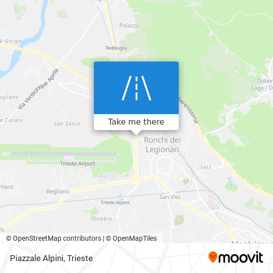 Piazzale Alpini map