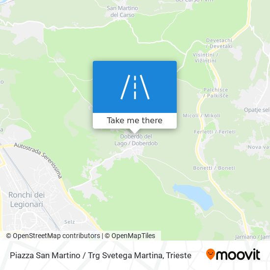 Piazza San Martino / Trg Svetega Martina map