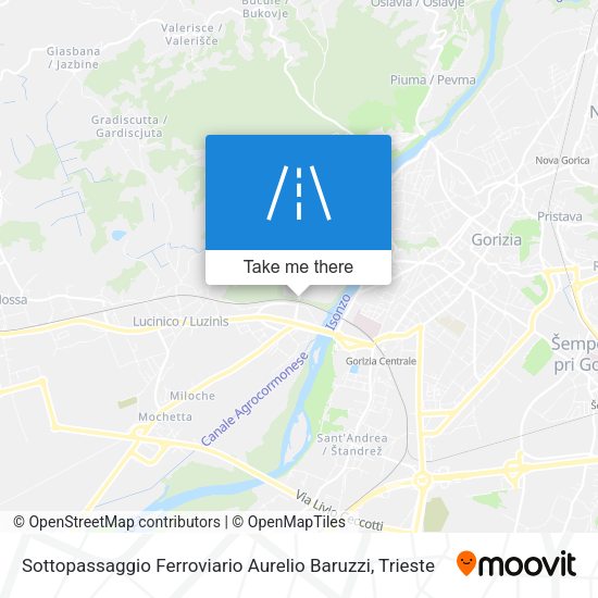 Sottopassaggio Ferroviario Aurelio Baruzzi map